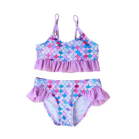 Load image into Gallery viewer, Baby Kid Girls Fish scales Beach Swimwears Wholesale 220412200
