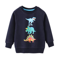 Load image into Gallery viewer, Baby Kid Boys Dinosaur Print Hoodies Swearshirts Wholesale 220412232
