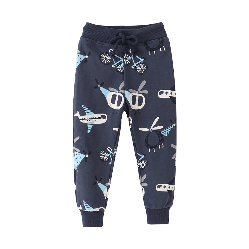 Baby Kid Boys Cartoon Print Pants Wholesale 220412233