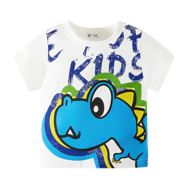 Baby Kid Unisex Dinosaur T-Shirts Wholesale 220412243