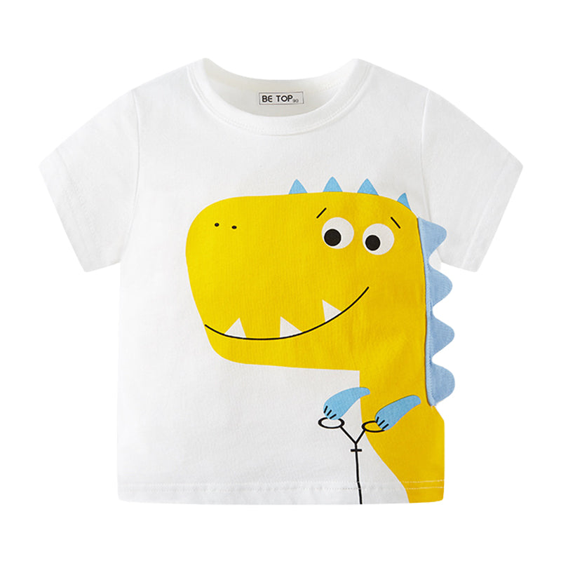 Baby Kid Unisex Dinosaur T-Shirts Wholesale 220412246
