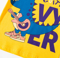 Load image into Gallery viewer, Baby Kid Boys Letters Dinosaur Cartoon Print T-Shirts Wholesale 220412254
