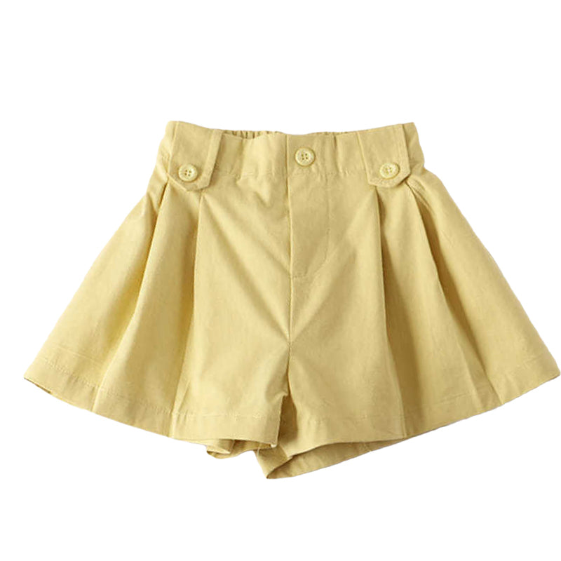 Kid Girls Solid Color Shorts Wholesale 220412259