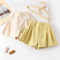Load image into Gallery viewer, Kid Girls Solid Color Shorts Wholesale 220412259
