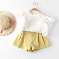 Load image into Gallery viewer, Kid Girls Solid Color Shorts Wholesale 220412259
