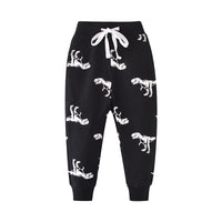 Load image into Gallery viewer, Baby Kid Unisex Dinosaur Ribbon Print Sports Pants Wholesale 22041227
