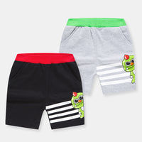 Load image into Gallery viewer, Baby Kid Boys Striped Cartoon Print Shorts Wholesale 220412274
