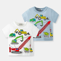 Load image into Gallery viewer, Baby Kid Boys Car Print T-Shirts Wholesale 220412279
