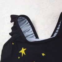 Load image into Gallery viewer, Baby Kid Girls Star Unicorn Print Beach Rompers Swimwears Wholesale 22041228
