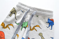 Load image into Gallery viewer, Baby Kid Unisex Dinosaur Ribbon Print Sports Pants Wholesale 22041229

