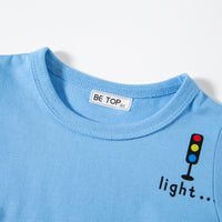Load image into Gallery viewer, Baby Kid Boys Letters Car Print T-Shirts Wholesale 220412301

