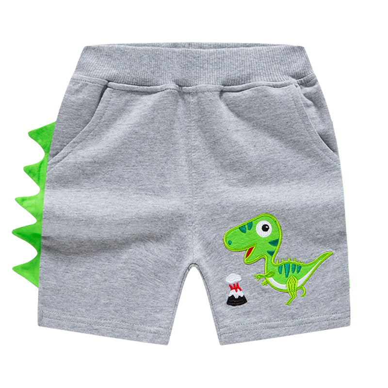 Baby Kid Boys Dinosaur Embroidered Shorts Wholesale 220412306
