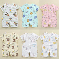 Load image into Gallery viewer, Baby Unisex Dinosaur Animals Cartoon Star Print Jumpsuits Wholesale 220412312
