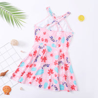 Load image into Gallery viewer, Baby Kid Big Kid Girls Print Beach Swimwears Wholesale 220412319
