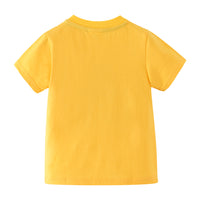 Load image into Gallery viewer, Baby Kid Girls Animals Car Embroidered T-Shirts Wholesale 22041233
