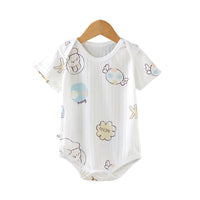 Load image into Gallery viewer, Baby Unisex Dinosaur Animals Cartoon Print Rompers Wholesale 220412332
