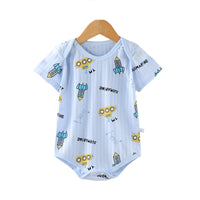 Load image into Gallery viewer, Baby Unisex Dinosaur Animals Cartoon Print Rompers Wholesale 220412332

