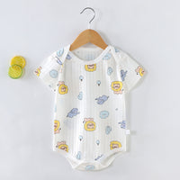Load image into Gallery viewer, Baby Unisex Dinosaur Animals Cartoon Print Rompers Wholesale 220412332
