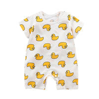 Load image into Gallery viewer, Baby Girls Boys Cartoon Print Rompers Wholesale 220412339
