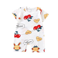 Load image into Gallery viewer, Baby Girls Boys Cartoon Print Rompers Wholesale 220412339
