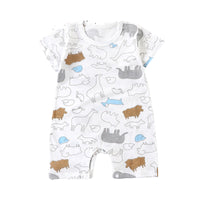 Load image into Gallery viewer, Baby Girls Boys Cartoon Print Rompers Wholesale 220412339
