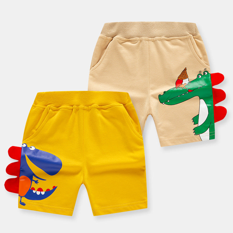 Baby Kid Boys Dinosaur Animals Cartoon Print Shorts Wholesale 220412369