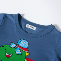 Load image into Gallery viewer, Baby Kid Boys Dinosaur Cartoon Print T-Shirts Wholesale 220412383
