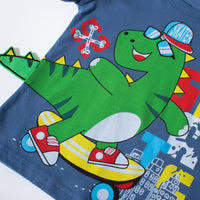 Load image into Gallery viewer, Baby Kid Boys Dinosaur Cartoon Print T-Shirts Wholesale 220412383
