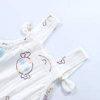 Load image into Gallery viewer, Baby Girls Cartoon Print Rompers Wholesale 220412400
