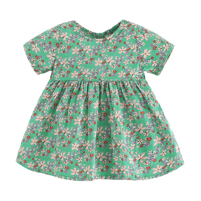 Baby Kid Girls Flower Dresses Wholesale 220412410