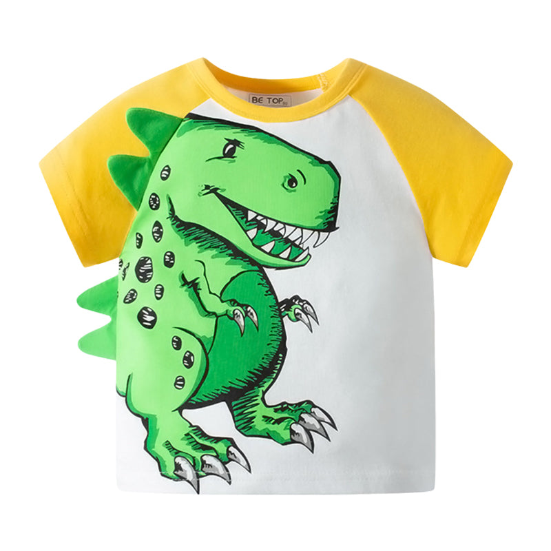 Baby Kid Unisex Dinosaur T-Shirts Wholesale 220412414