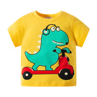 Load image into Gallery viewer, Baby Kid Unisex Dinosaur T-Shirts Wholesale 220412417
