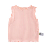 Load image into Gallery viewer, Baby Girls Solid Color Muslin&amp;Ribbed Tops Wholesale 220412430
