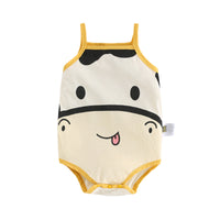 Load image into Gallery viewer, Baby Unisex Letters Cartoon Cow Print Rompers Wholesale 220412443
