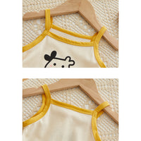 Load image into Gallery viewer, Baby Unisex Letters Cartoon Cow Print Rompers Wholesale 220412443
