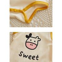 Load image into Gallery viewer, Baby Unisex Letters Cartoon Cow Print Rompers Wholesale 220412443
