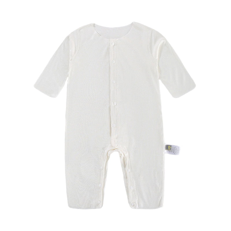 Baby Unisex Solid Color Jumpsuits Wholesale 220412446
