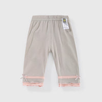 Load image into Gallery viewer, Baby Kid Girls Solid Color Bow Pants Wholesale 220412456
