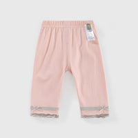 Load image into Gallery viewer, Baby Kid Girls Solid Color Bow Pants Wholesale 220412456
