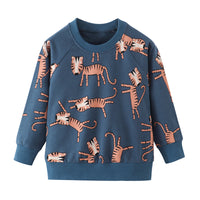 Load image into Gallery viewer, Baby Kid Boys Animals Cartoon Print Hoodies Swearshirts Wholesale 22041246
