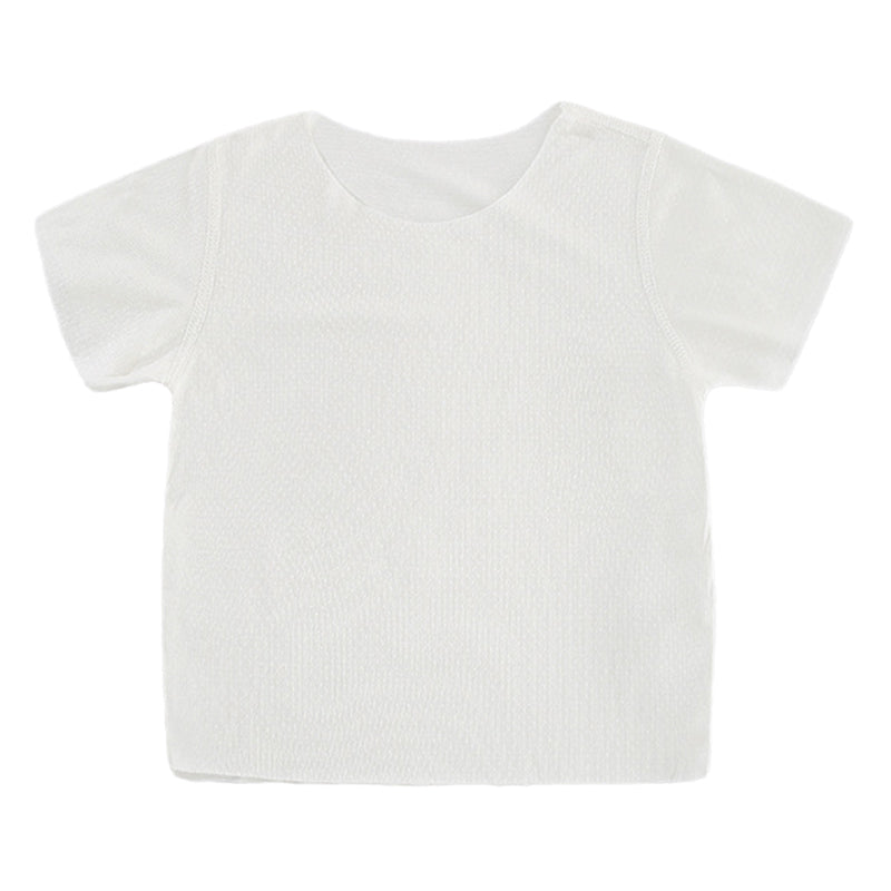 Baby Unisex Solid Color T-Shirts Wholesale 220412463