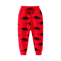 Load image into Gallery viewer, Baby Kid Boys Dinosaur Ribbon Print Sports Pants Wholesale 22041255
