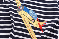 Load image into Gallery viewer, Baby Kid Boys Striped Embroidered T-Shirts Wholesale 22041262
