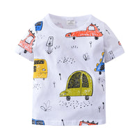 Load image into Gallery viewer, Kid Boys Car Cartoon Print T-Shirts Wholesale 22041267

