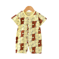 Load image into Gallery viewer, Baby Unisex Fruit Dinosaur Animals Car Cartoon Print Jumpsuits Wholesale 22041274
