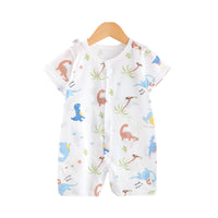 Load image into Gallery viewer, Baby Unisex Fruit Dinosaur Animals Car Cartoon Print Jumpsuits Wholesale 22041274

