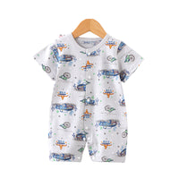 Load image into Gallery viewer, Baby Unisex Fruit Dinosaur Animals Car Cartoon Print Jumpsuits Wholesale 22041274
