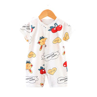 Load image into Gallery viewer, Baby Unisex Fruit Dinosaur Animals Car Cartoon Print Jumpsuits Wholesale 22041274
