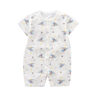 Load image into Gallery viewer, Baby Unisex Fruit Dinosaur Animals Car Cartoon Print Jumpsuits Wholesale 22041274
