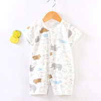 Load image into Gallery viewer, Baby Unisex Fruit Dinosaur Animals Car Cartoon Print Jumpsuits Wholesale 22041274
